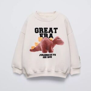 ZARA DINOSAUR SWEATSHIRT